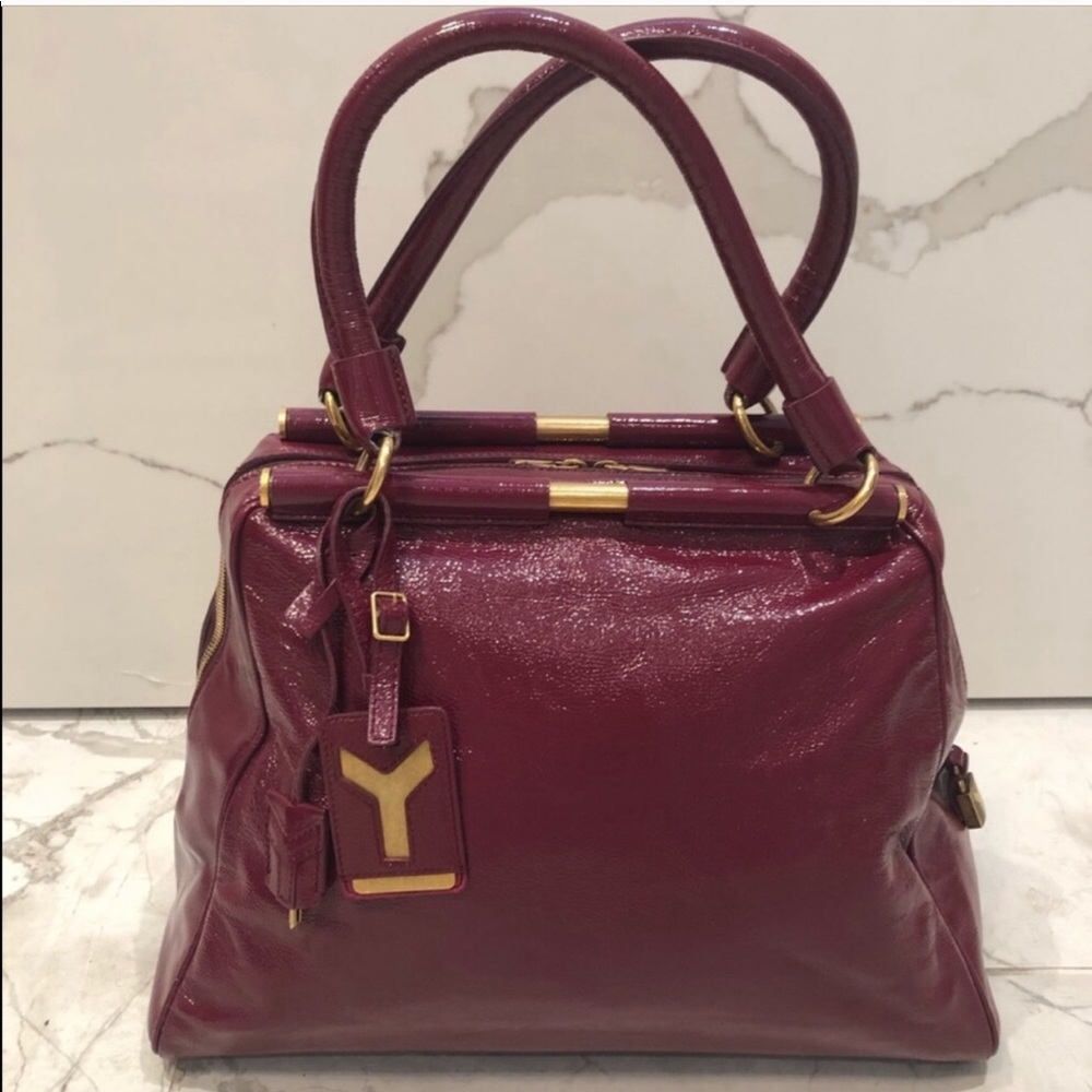 Authentic YVES SAINT LAURENT Majorelle Satchell